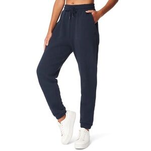 Sweaty Betty Essential Dark Blue Joggers Sweatpants Cotton Blend Size XS Women’s